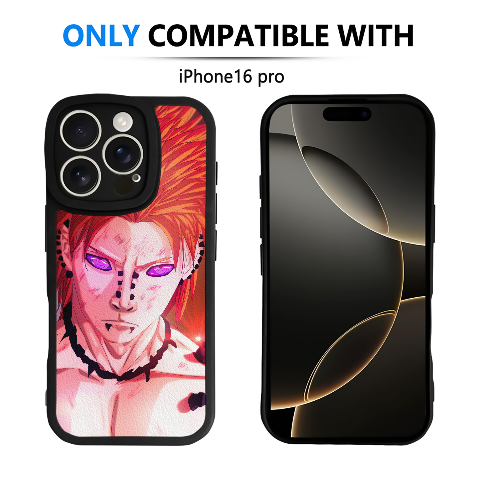 （画像用） NARUTO -ナルト- NARUTO -ナルト- 疾風伝 【iPhone 16シリーズ対応】シリコンスマホケース（レザー調） 材質：シリコン